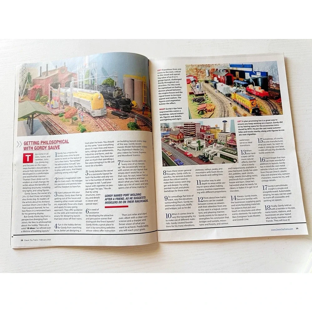 Classic Toy Trains Magazine O & S Gauge February 2020 Volume 33 Issue 2